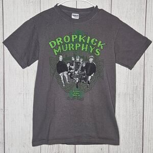 Dropkick Murphys Unisex Gray Short Sleeve T-Shirt, size Small